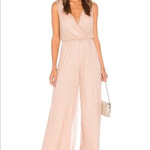 Ballet Pink Shimmer Jumpsuit